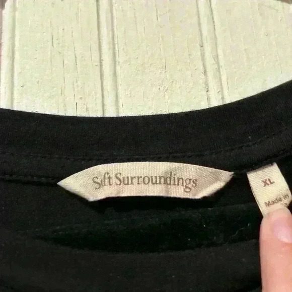 Soft surroundings lace embroidered pull over top sz. XL. Boho feminine casual - Picture 3 of 7